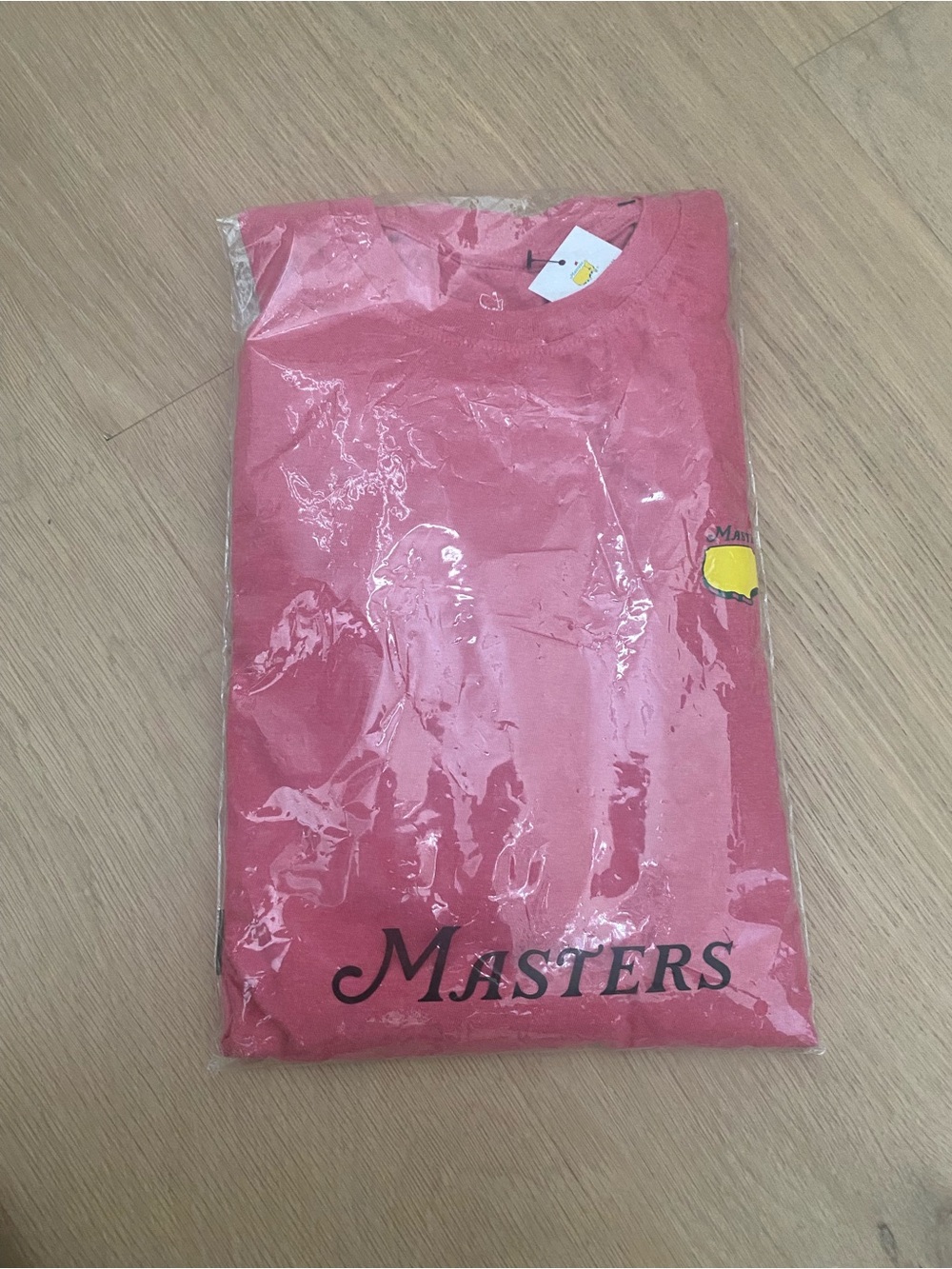 Masters T-shirt New with tag and in package color light red 2026 Tournament